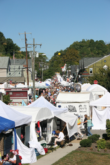 Mill Street during Craft Show