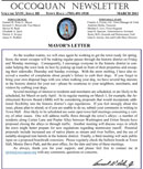Town of Occoquan Newsletter