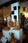 Wood Craft on center display stand