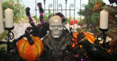 Artistic Halloween display in Endeavors