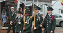 A closeup of the Color Guard