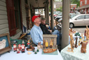 Wood Carvers in front of the Village Americana Furniture - www.northernvirginiacarvers.org