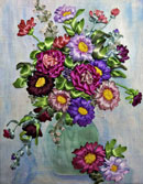 “Embroidered Ribbon Bouquet” by Tatiana Harr