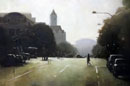 “Crossing the Triangle”, 16x24”, Oil on Wood