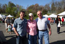 Occoquan Mayor, Earnie Porta, and residents at 1st Occoquan Farmer's Market