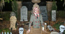 A Zombie in the exceedingly remarkable cemetary