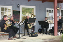 Musicians in front of Endeavors of Occoquan