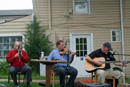 Musicians alongside the Coffee House of Occoquan