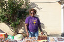 Ruby providing service and support at the Ebenezer Bake Sale